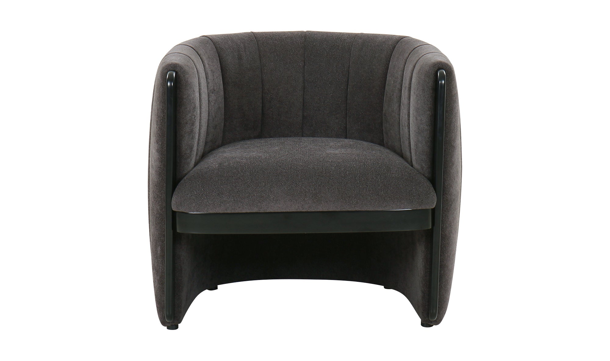 Francis Dark Grey Accent Chair, 32.25" W