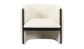 Francis White Accent Chair, 32.25" W