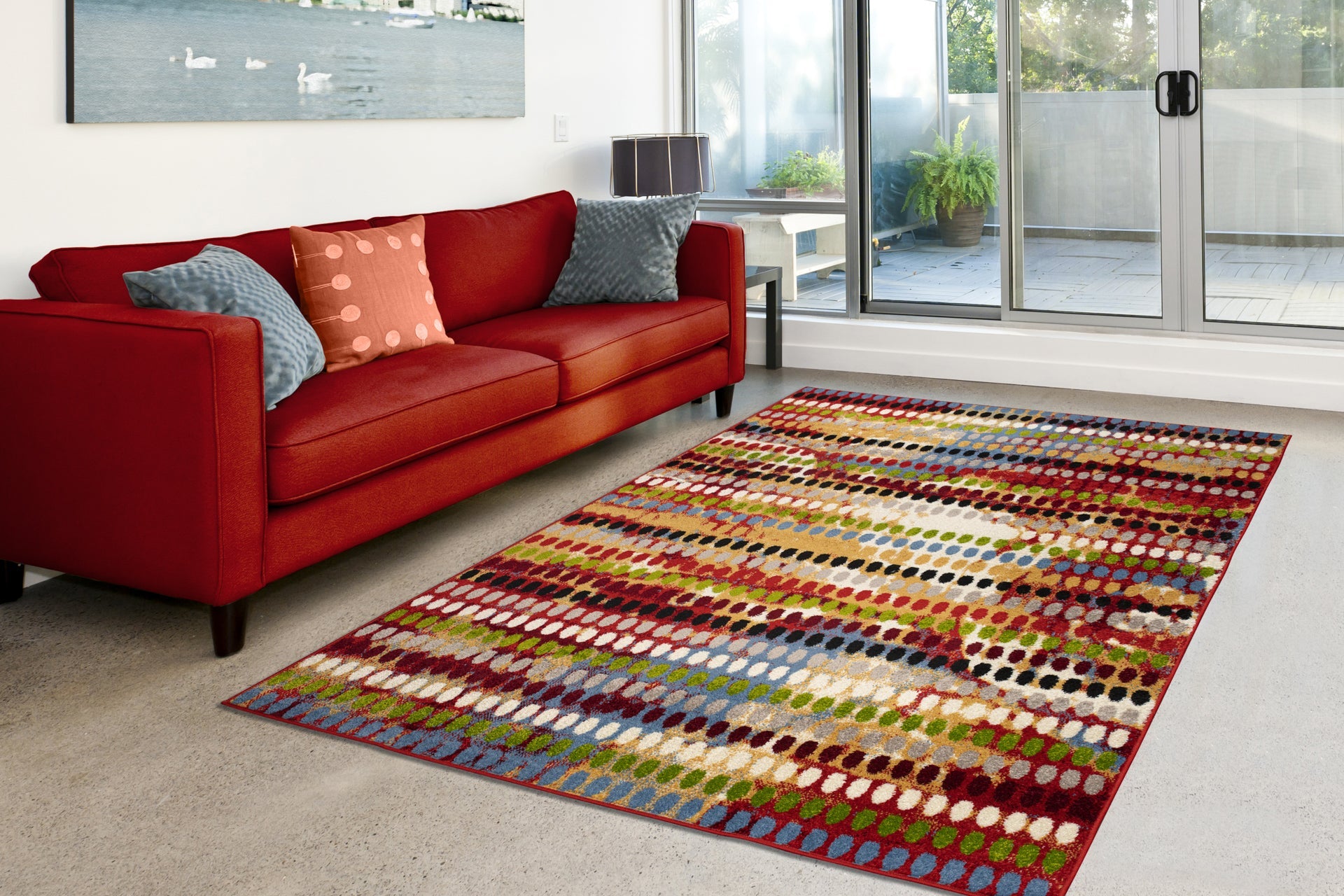 Frieze 0DK47A, Multicolor Finish