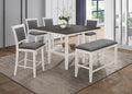 Fulton Counter Height Dining Room Collection, Grey Finish