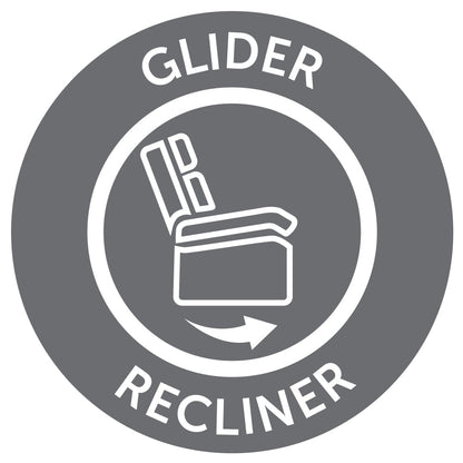 Radius Leather Power Swivel Glider Recliner