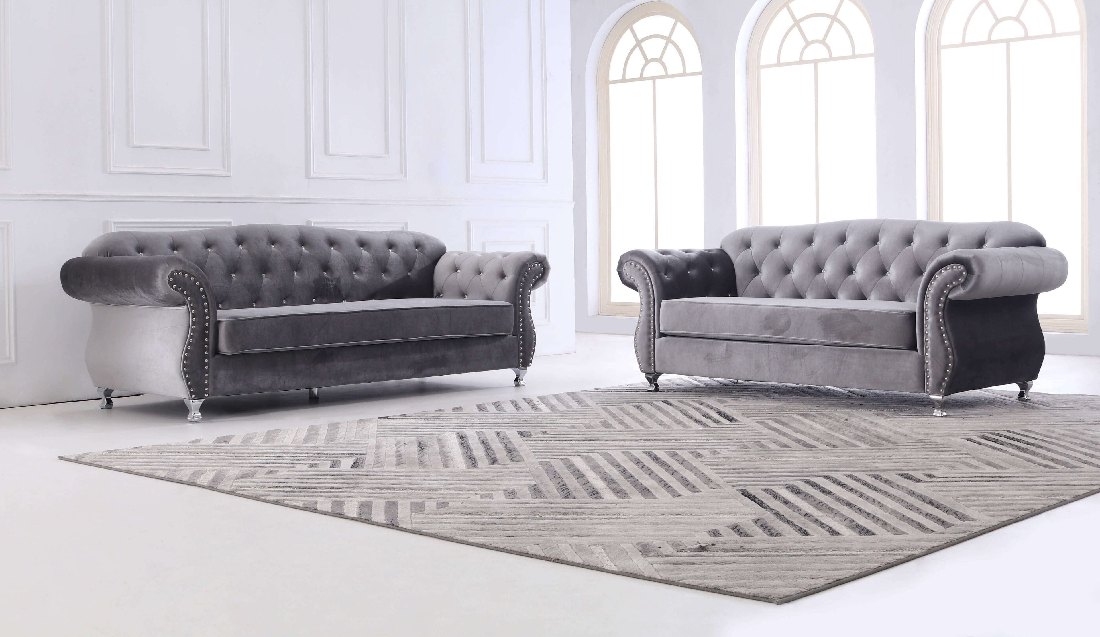 Sofia Living Room Collection, 92" W