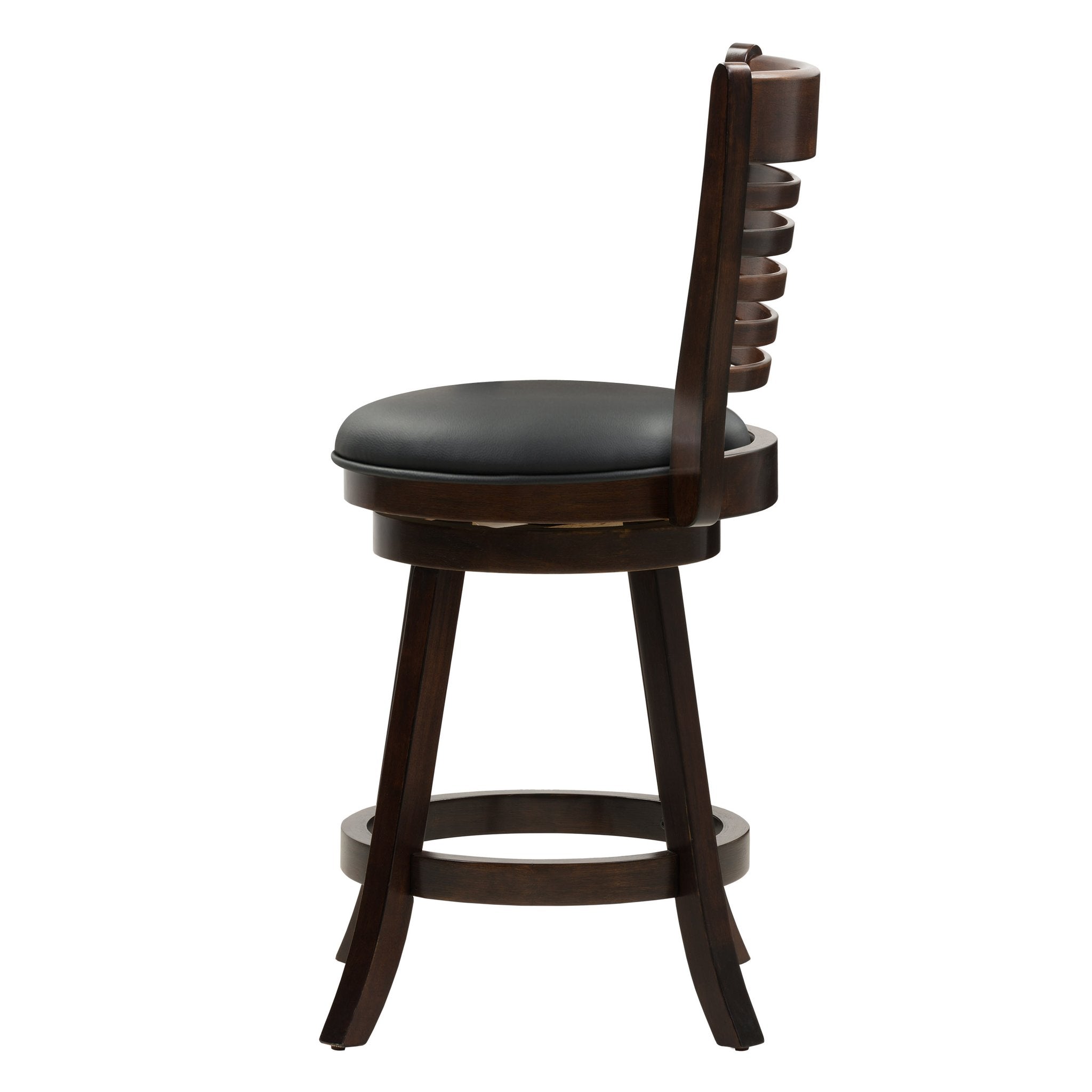 Grove 24 Swivel Barstools (Set of 2), Espresso Finish