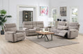 Little Rock Khaki Power Reclining Living Room Collection, Beige Finish