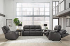 Belmont Zero Gravity Power Reclining Leather Living Room Collection, 88.5" W