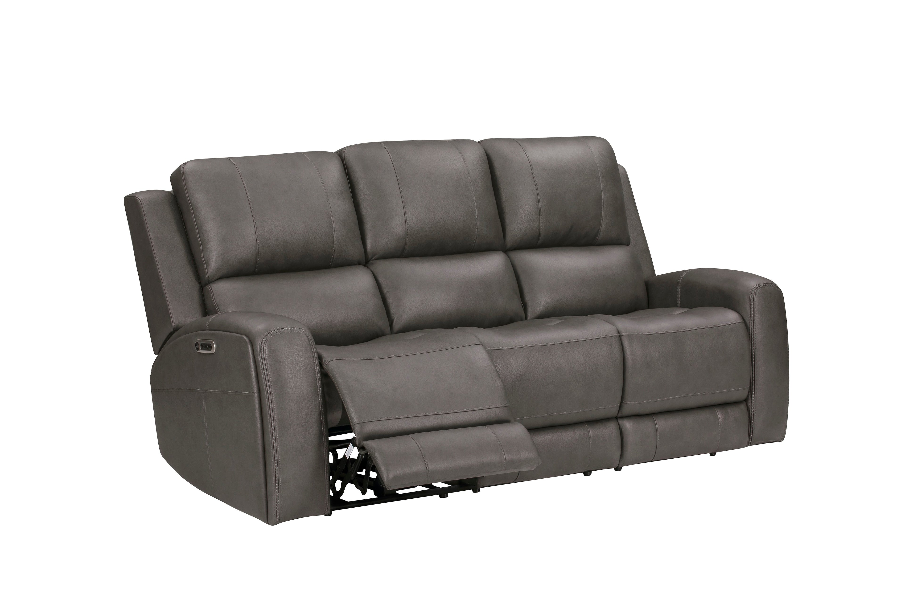 Belmont Zero Gravity Power Reclining Leather Living Room Collection, 88.5" W