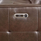 Canterbury Zero Gravity Power Reclining Leather Sectional Collection, 128" W