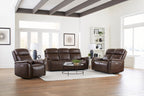 Cascade Power Reclining Leather Living Room Collection, 83" W
