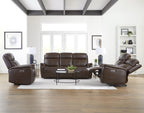 Cascade Power Reclining Leather Living Room Collection, 83" W