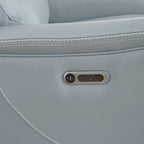 Cascade Power Reclining Leather Living Room Collection, 83" W