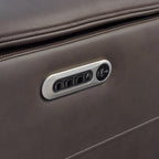 Easton Zero Gravity Power Reclining Leather Sectional Collection, 136" W