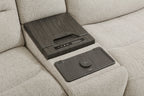Felix Zero Gravity Power Reclining Sectional Collection, Beige Finish