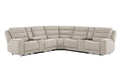Felix Zero Gravity Power Reclining Sectional Collection, Beige Finish