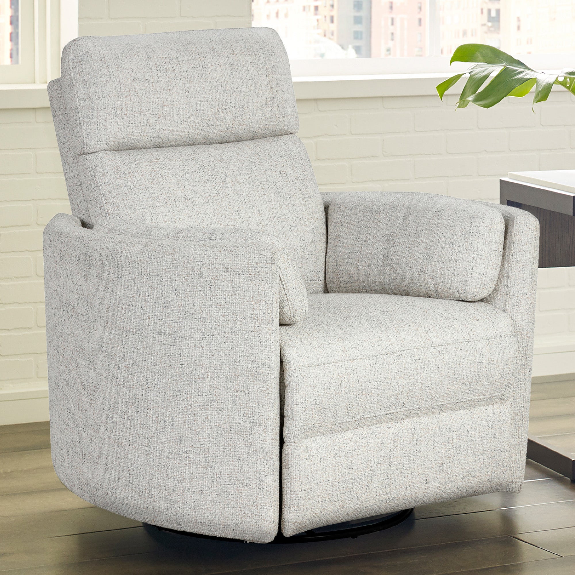 Radius Power Swivel Glider Recliner, 41" W