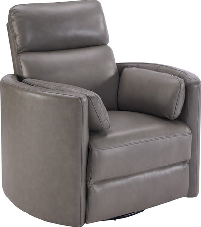 Radius Leather Power Swivel Glider Recliner