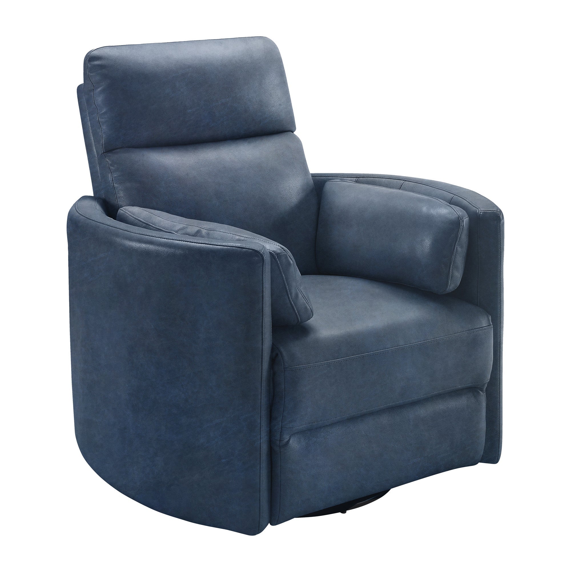 Radius Leather Power Swivel Glider Recliner, 41" W