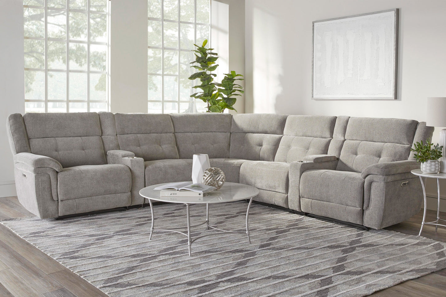 Richland Power Reclining Sectional Collection