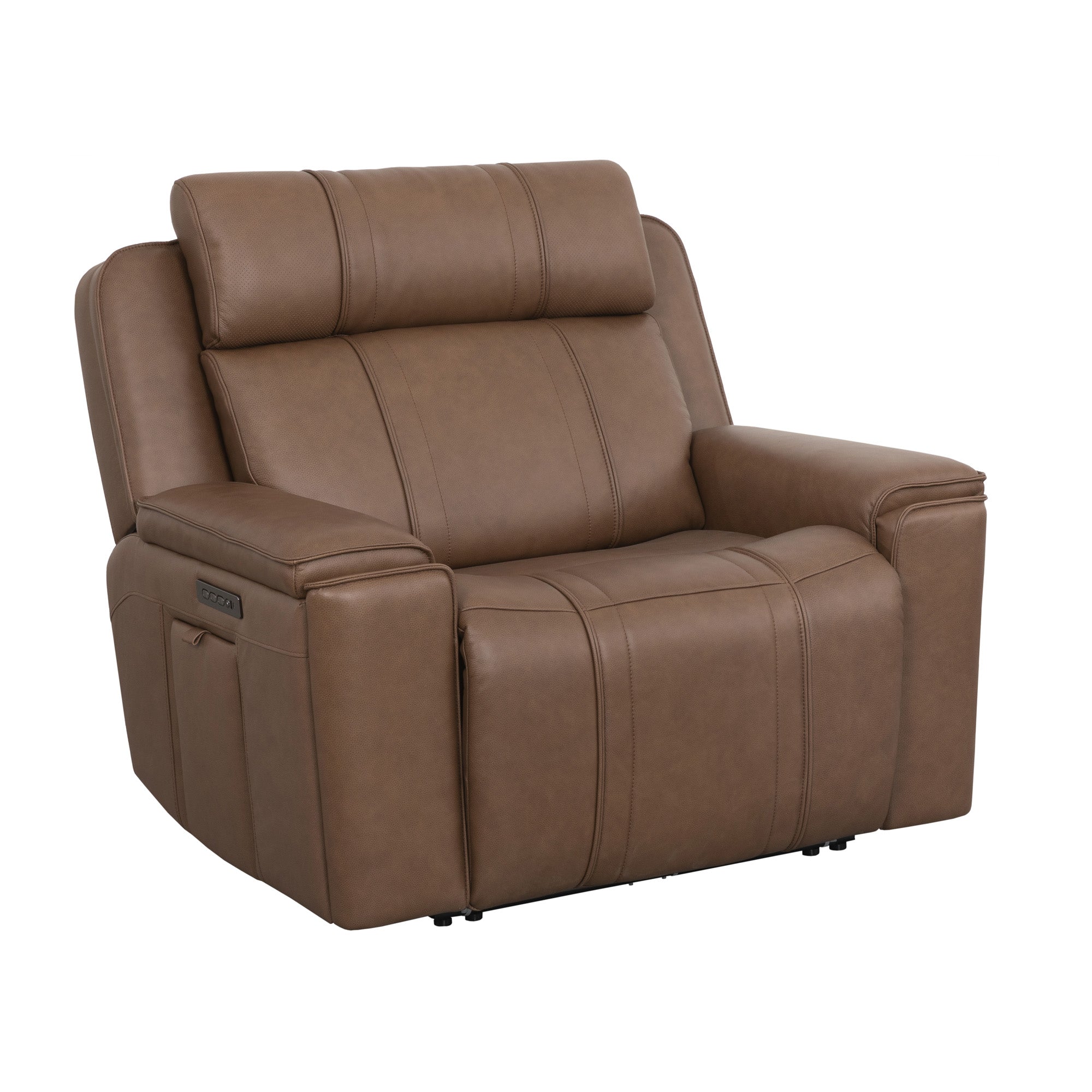 Sausalito Zero Gravity Immersive Audio Power Reclining Leather Sectional Collection, Beige Finish