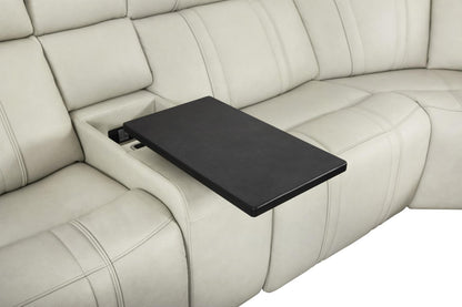 Sausalito Zero-Gravity Immersive Audio Power Reclining Leather Sectional Collection
