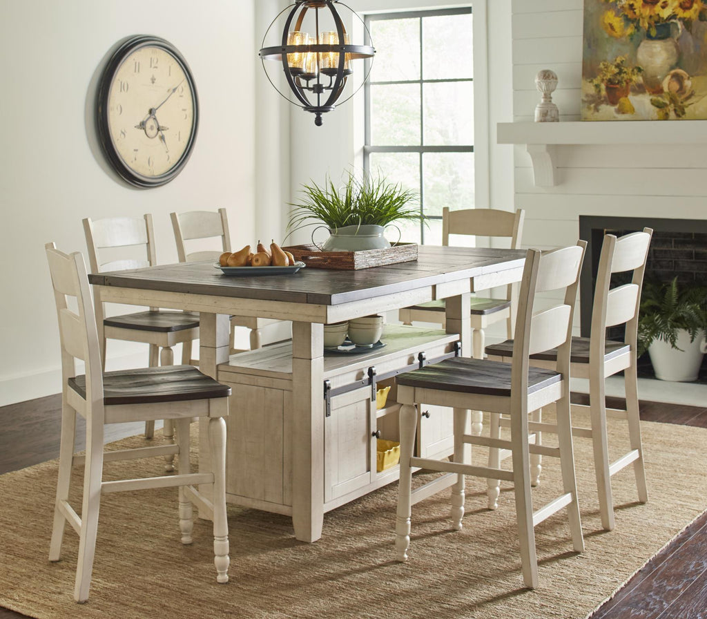 Madison County 7 Pc. Counter Height Dining Set, 19" W