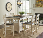 Madison County 7 Pc. Counter Height Dining Set, 19" W