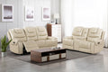 Magnus Beige Power Reclining Living Room Collection, Beige Finish