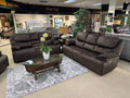 Mina Chocolate Power Reclining Living Room Collection, 92" W