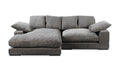Plunge Sectional Dark Grey, 106.0" W