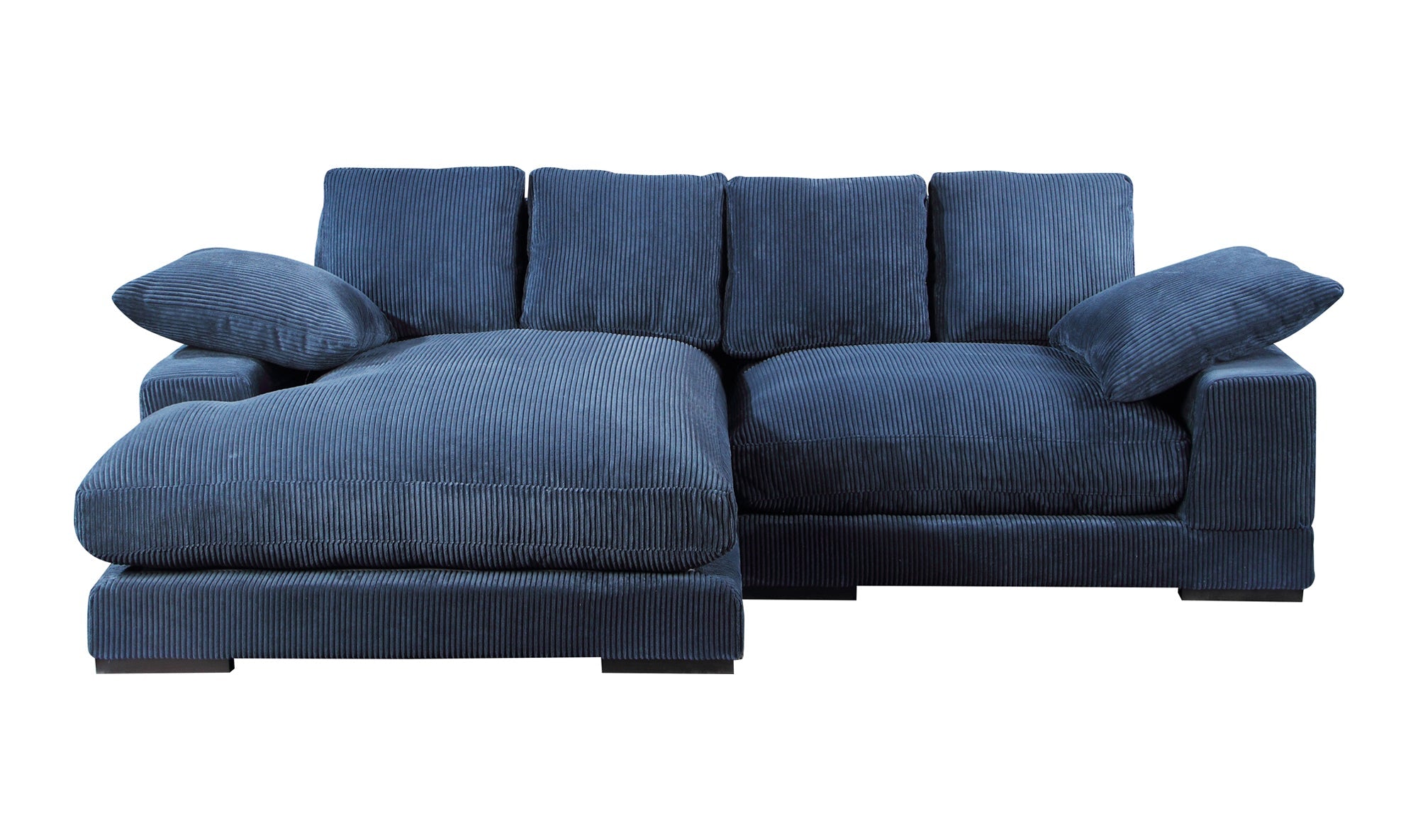 Plunge Sectional Blue, 106.0" W