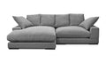 Plunge Sectional Grey, 106.0" W