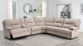 Pacifica Khaki Power Reclining Sectional, 40.5" W