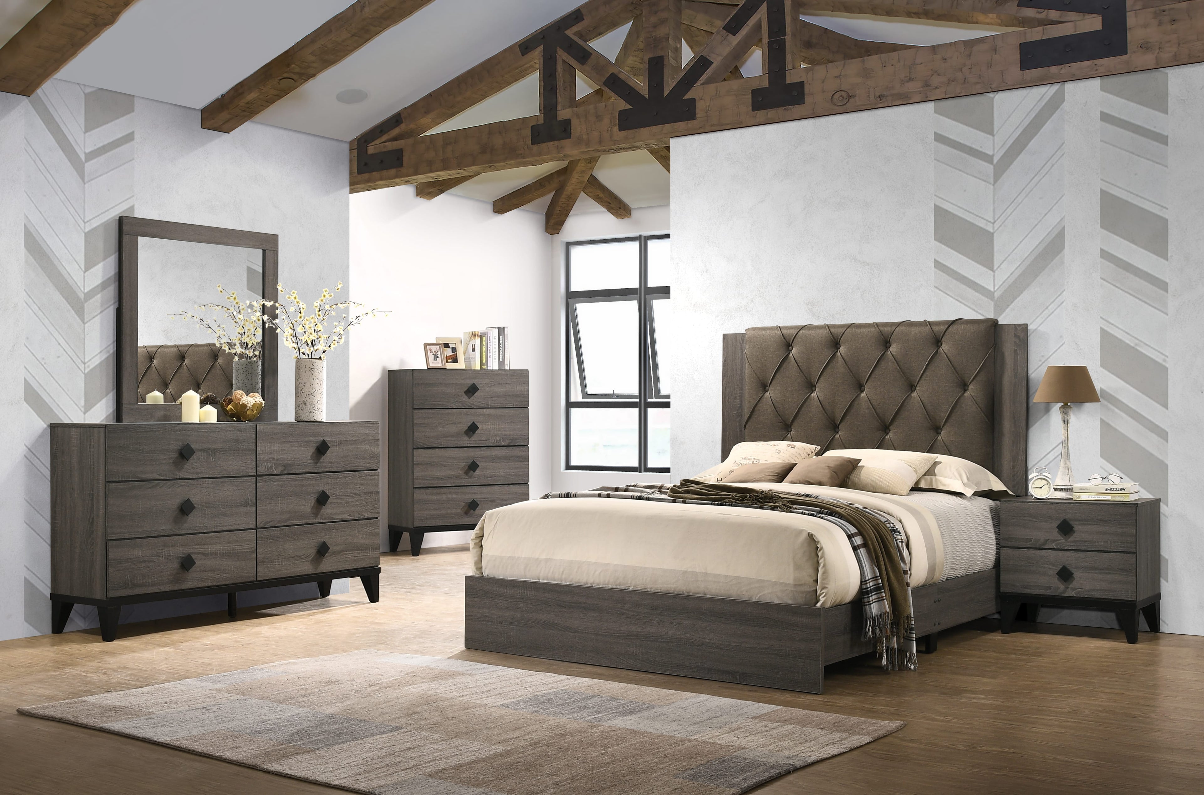 Ramos Bedroom Collection, 62" W