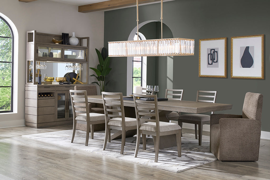 Pure Modern Dining Collection, 112" W