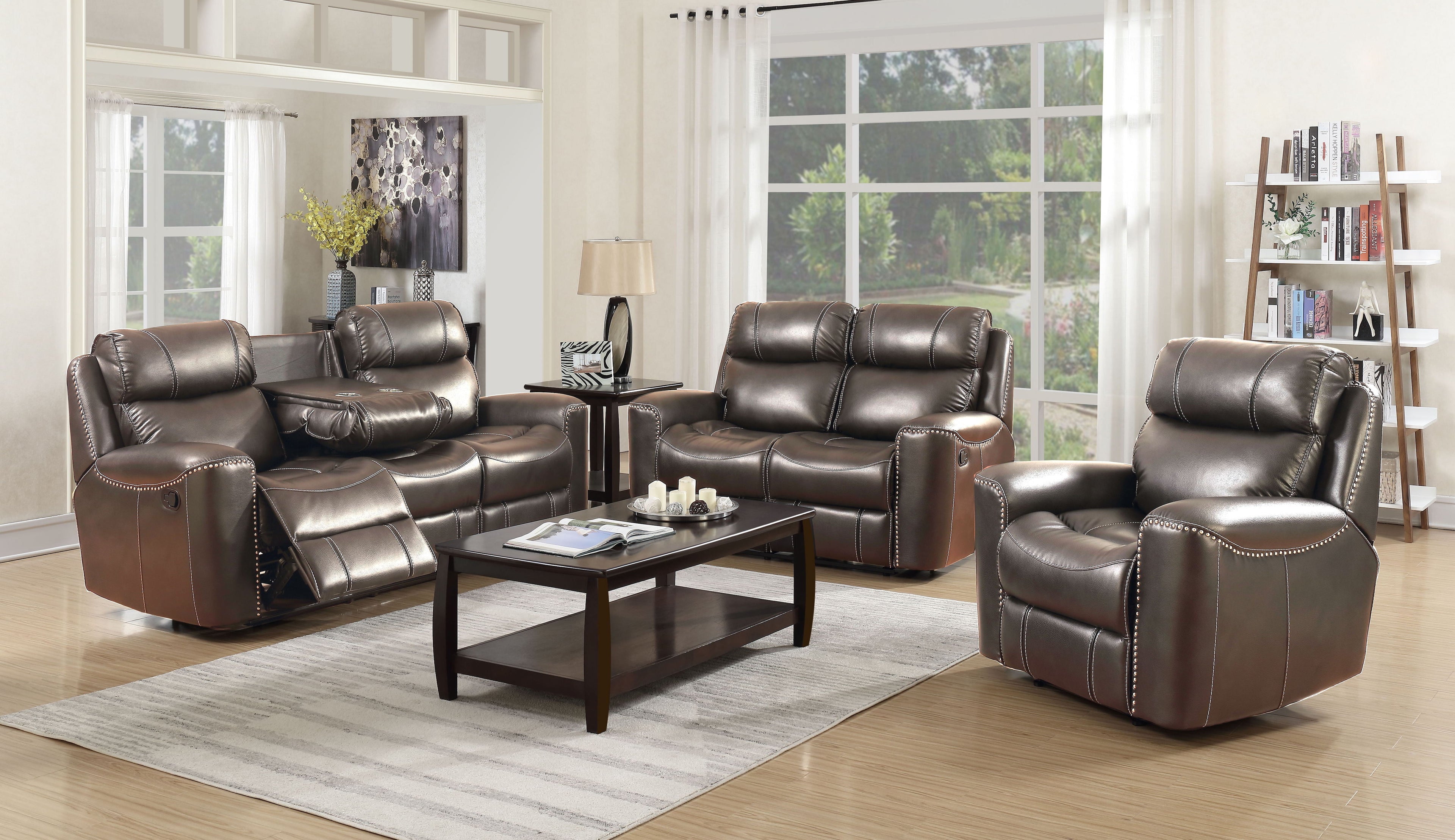 Russell Reclining Living Room Collection, 84" W