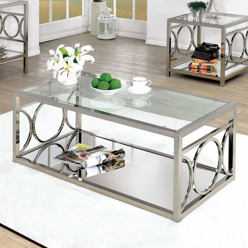 Rylee Occasional Collection, Silver Finish