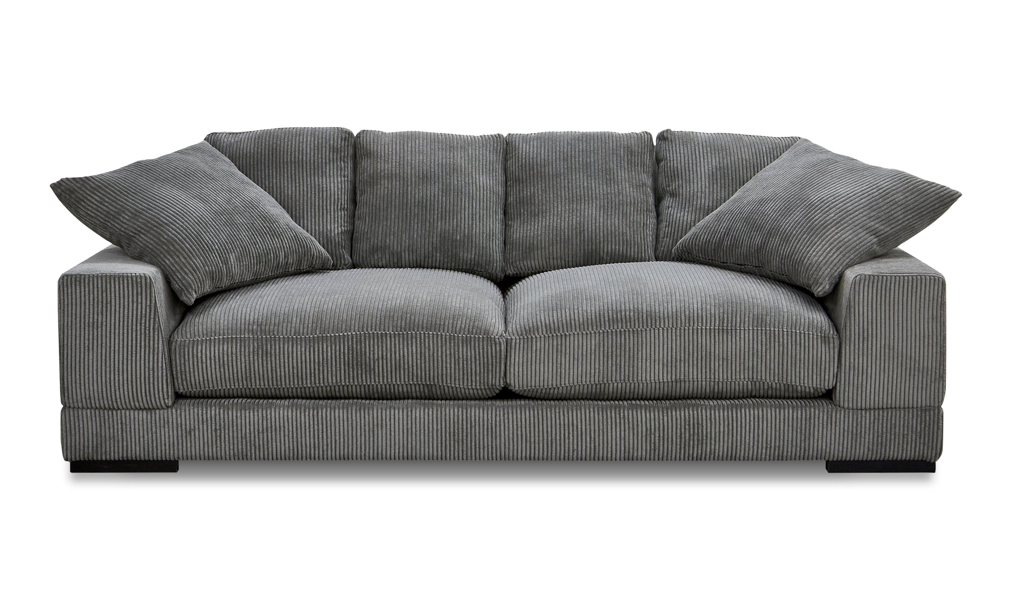 Plunge Sofa Charcoal, 92.0" W