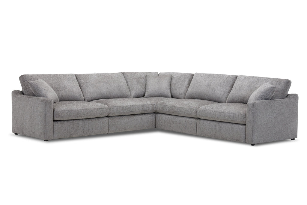 Surrender Sectional Collection, Grey Finish