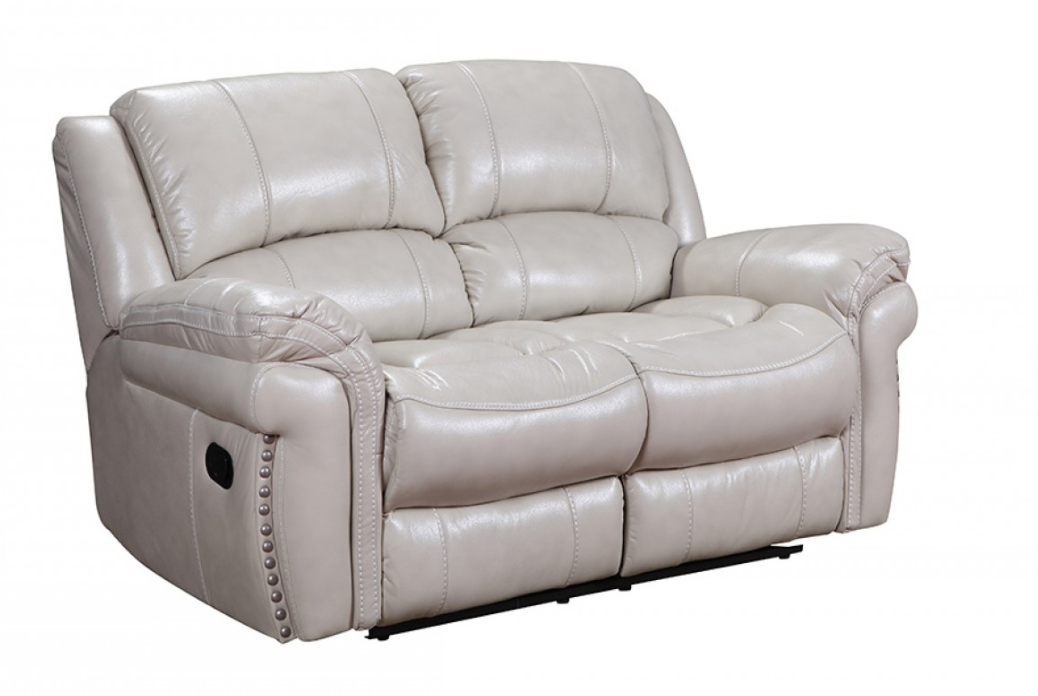 Milton Cream Reclining Loveseat