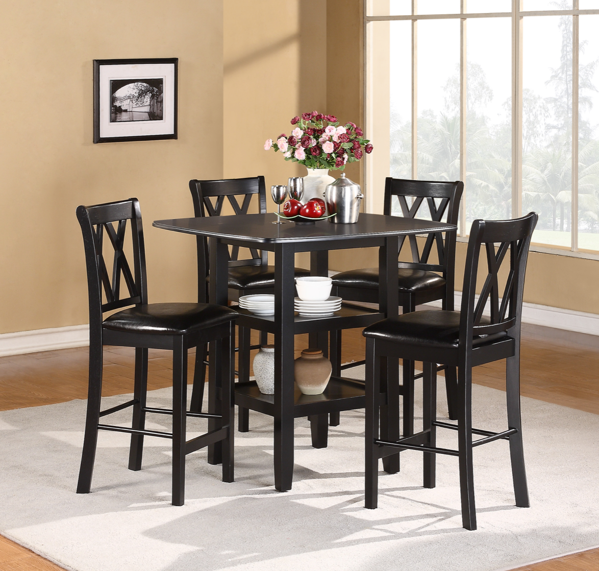 Norman 5 Pc. Counter Height Dining Set, 39" W