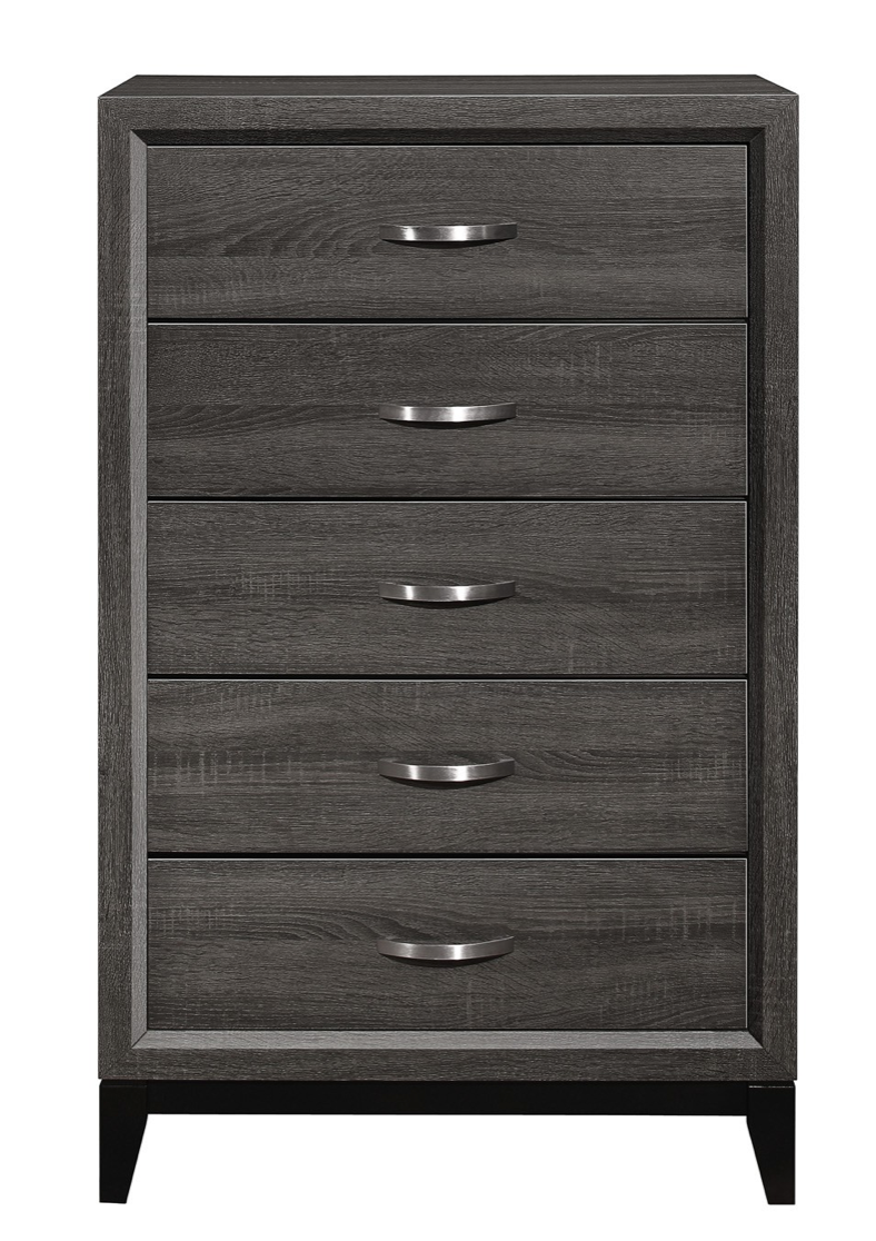 Davi Grey Bedroom Collection, 58" W