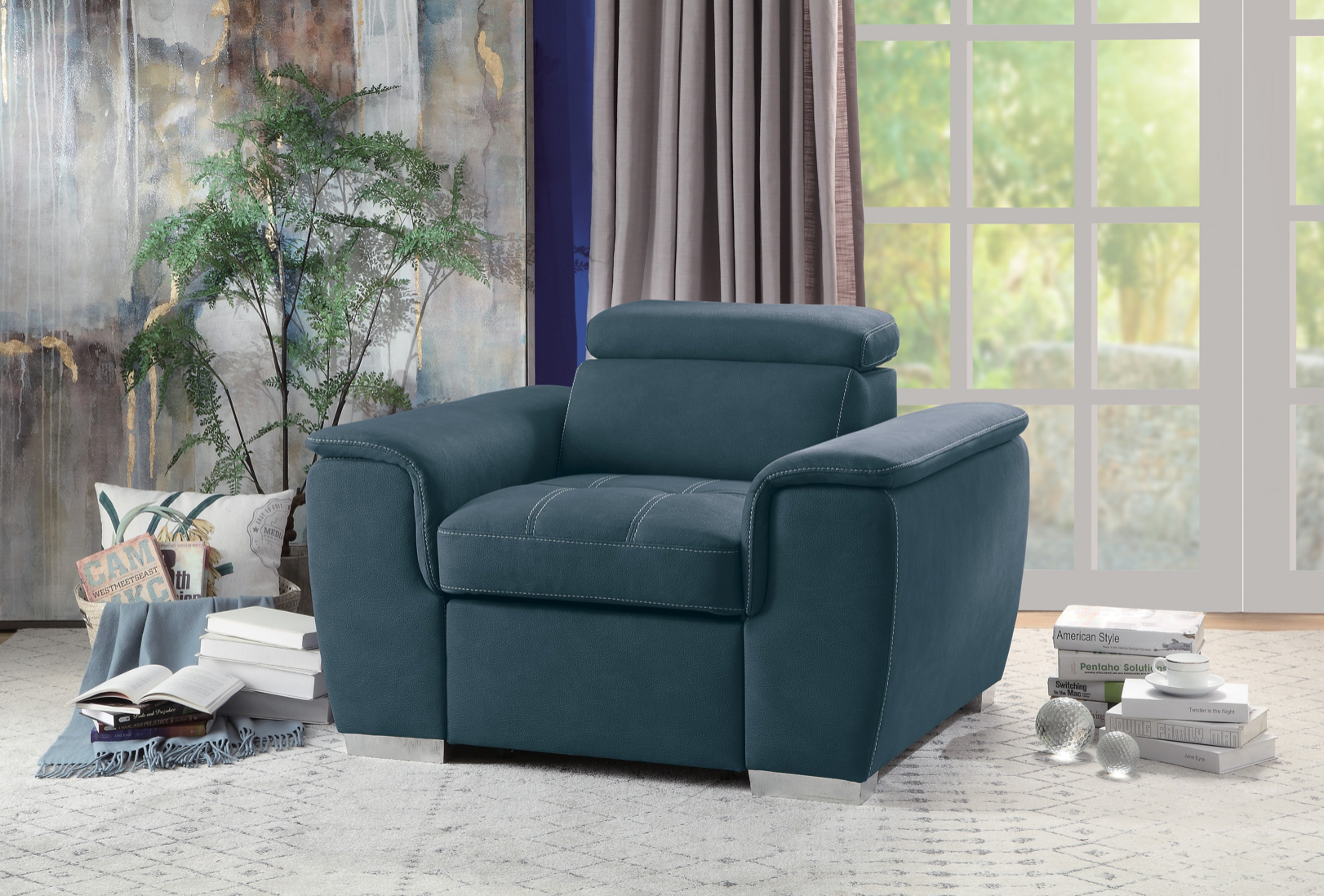 Ferriday Sofa Sleeper Sectional with Storage, 98" W