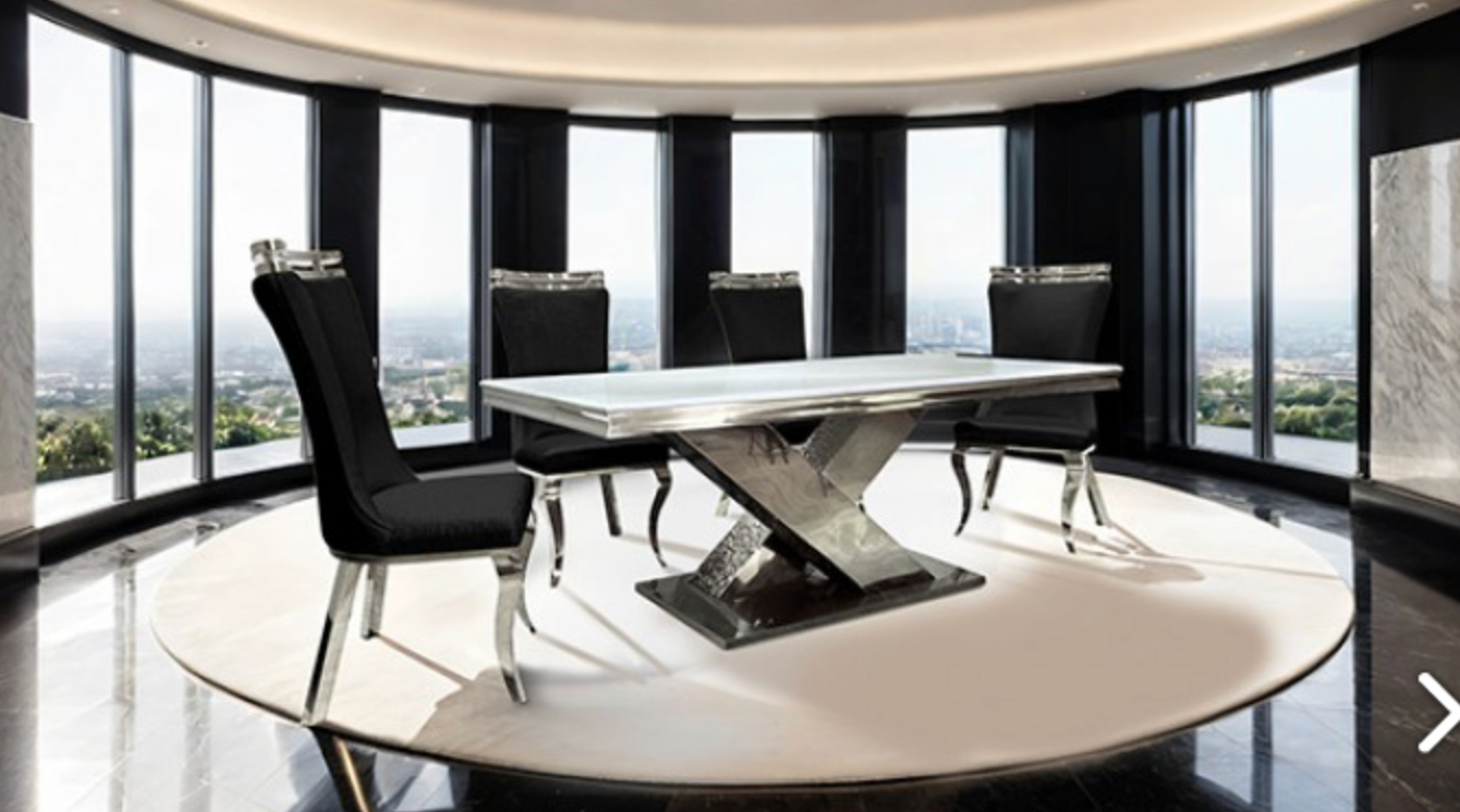 Palazzo Silver Dining Room Collection, 79" W