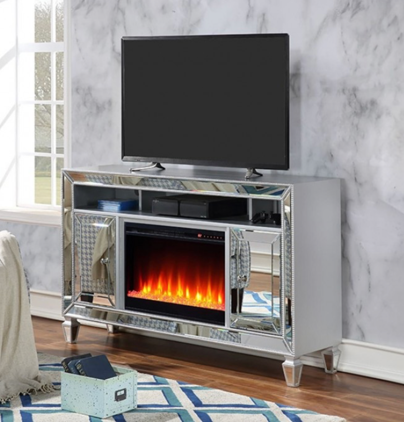 Seginus 60 Fireplace TV Stand, 60" W