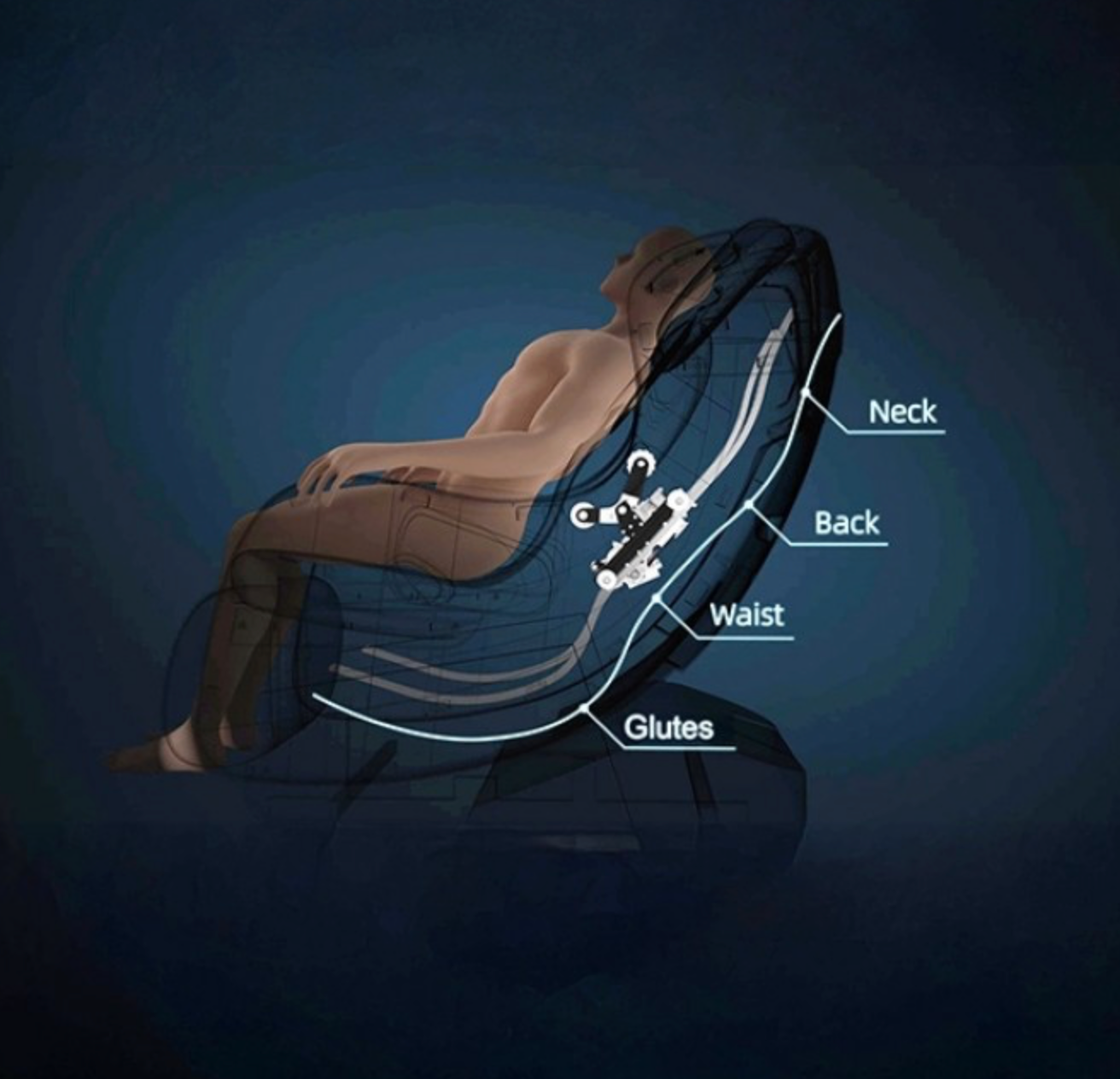Martinus Massage Chair, 51.2" W
