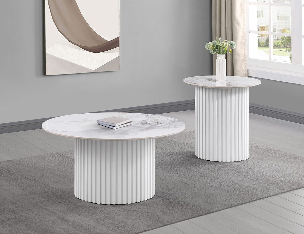 Rowena Occasional Collection, White Finish