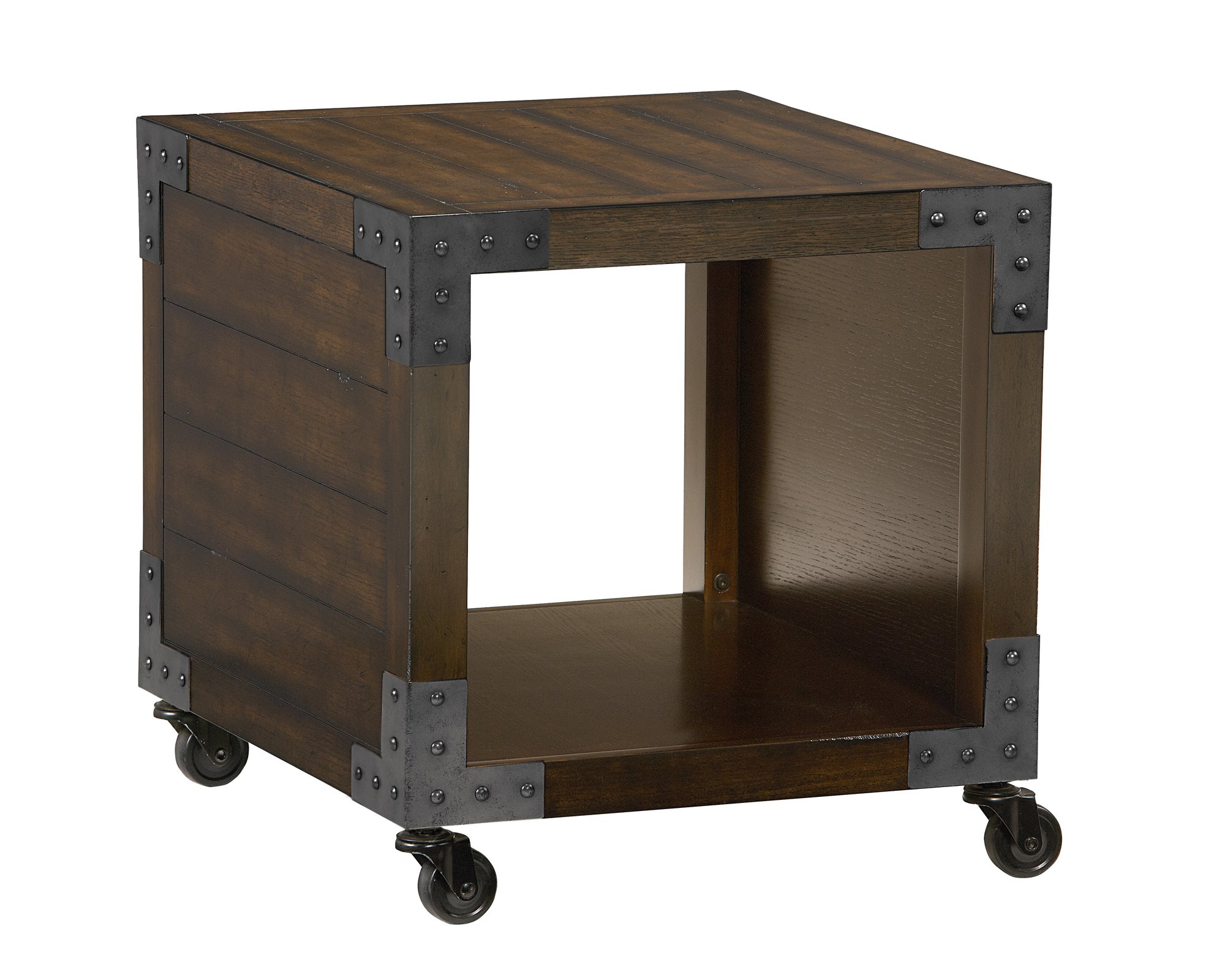 Sullivan End Table, Brown Finish