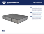 Summerland Extra Firm Mattress, Gel-Infused Memory Foam