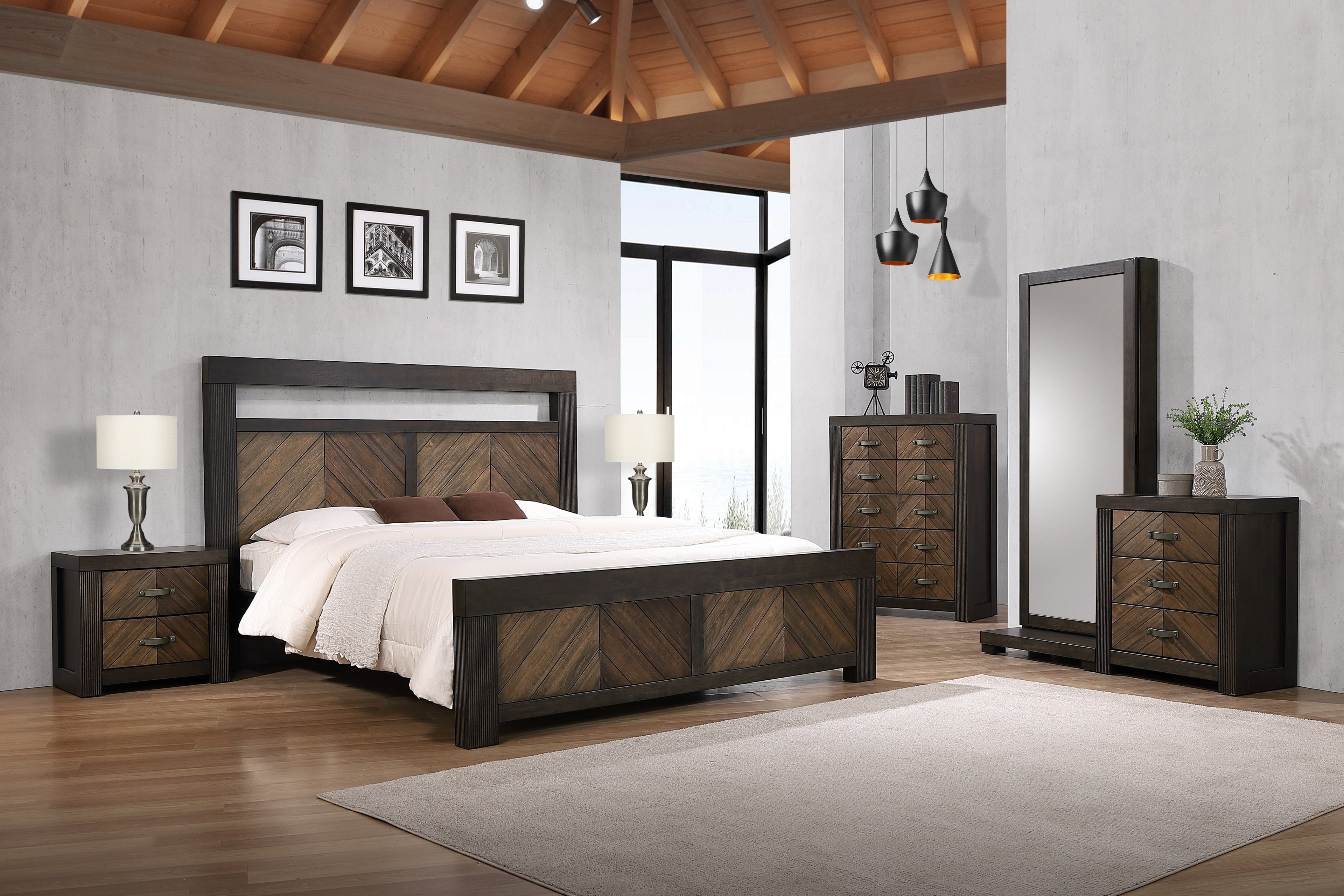 Tarsus Bedroom Collection, 55" W