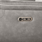 Kamari Power Reclining Sectional, Grey Finish