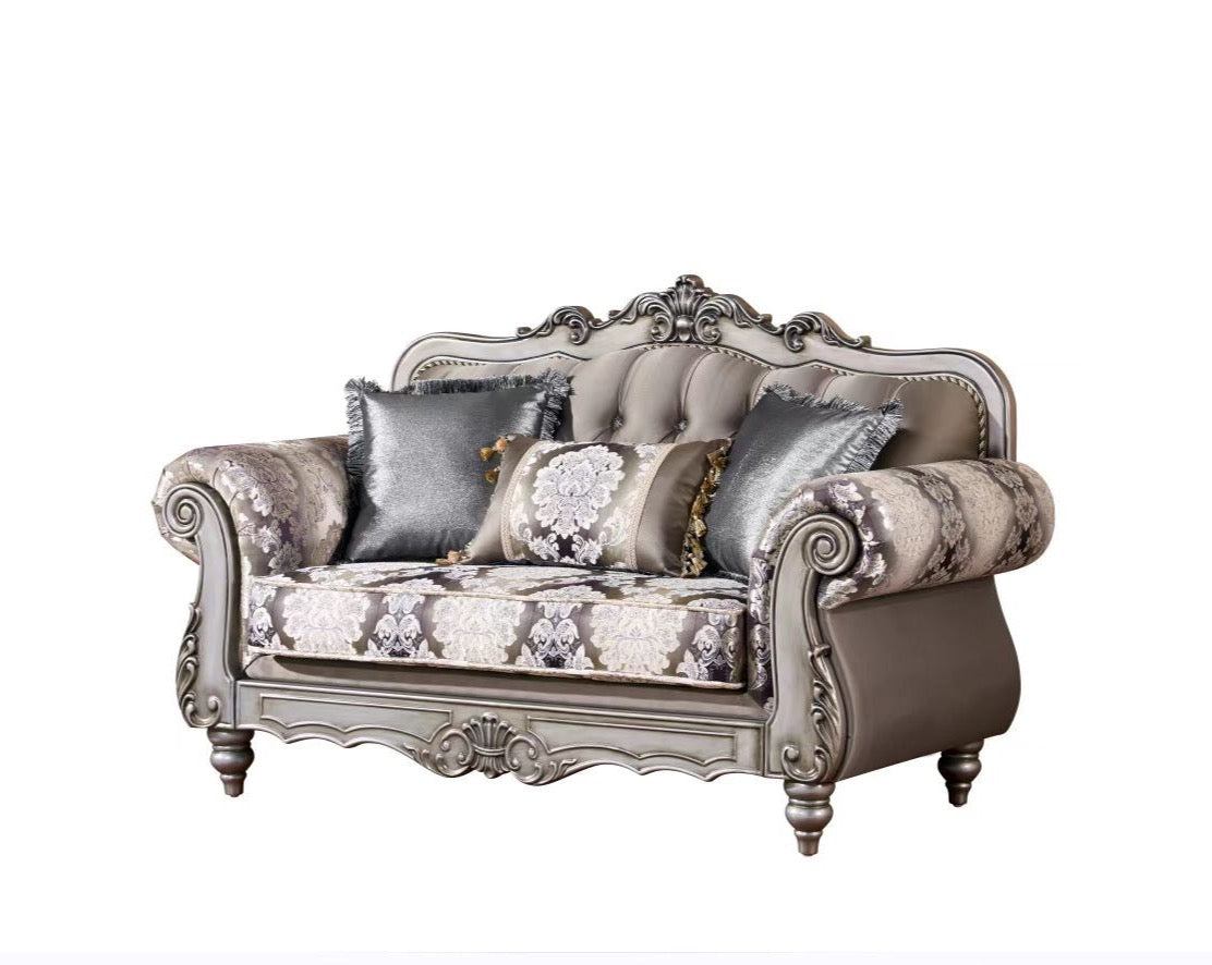 Venice Grey Living Room Collection, 88" W